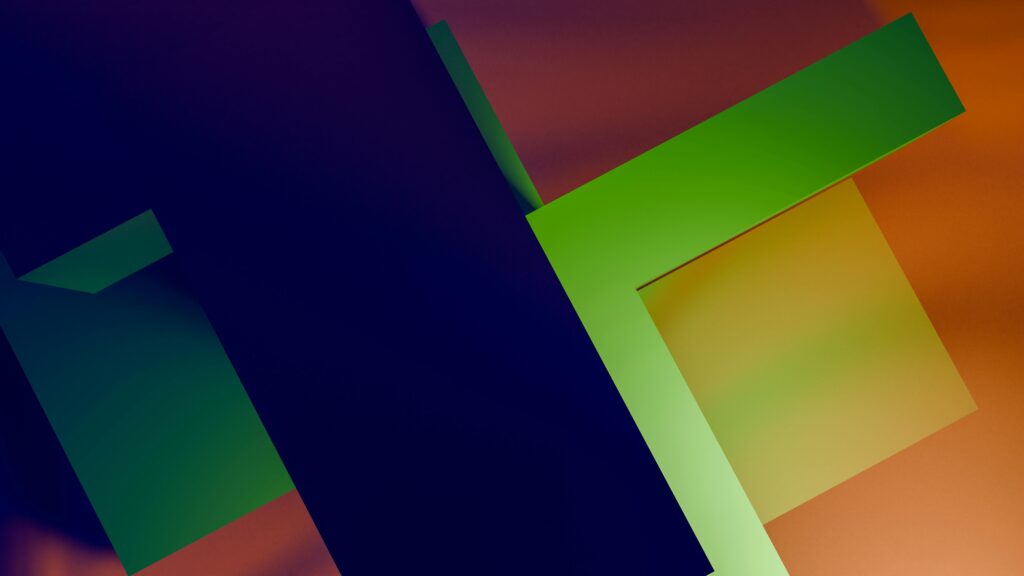 Abstrakcyjna, kolorowa kompozycja geometryczna – co to jest EVP i jak budować Employee Value Proposition